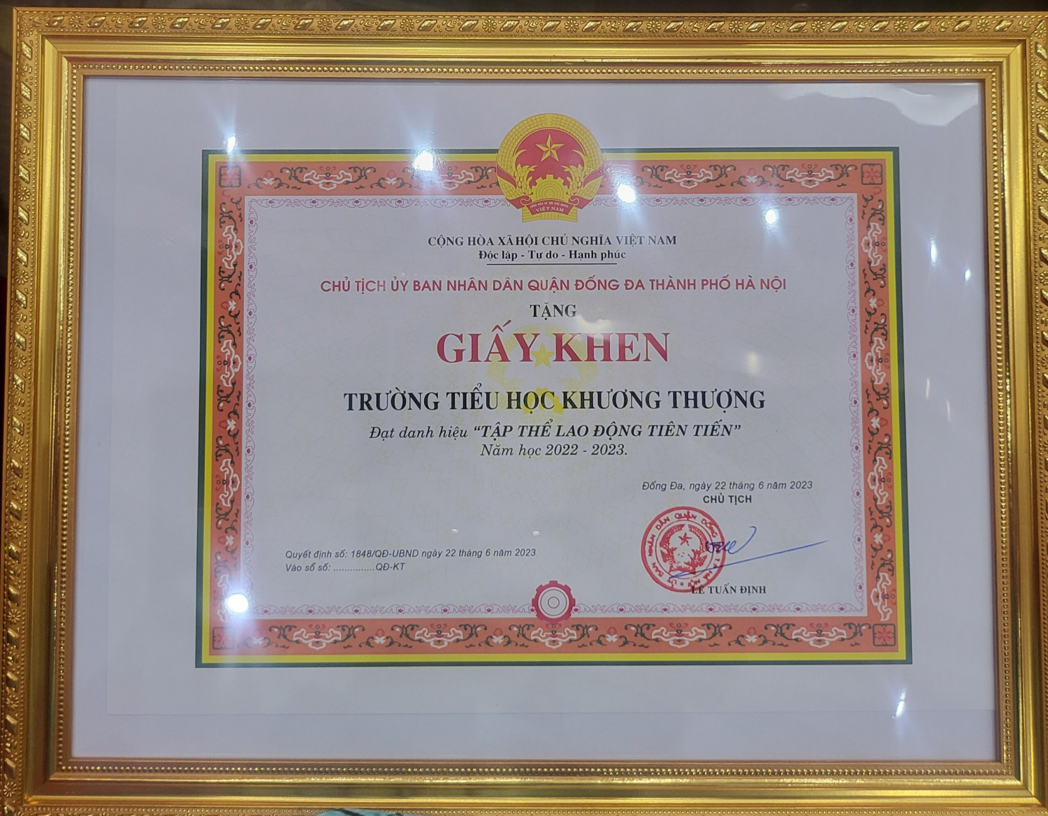 HỘI NGHỊ TỔNG KẾT NĂM HỌC 2022 – 2023 VÀ TRIỂN KHAI NHIỆM VỤ NĂM HỌC 2023 – 2024 NGÀNH GIÁO DỤC VÀ ĐÀO TẠO QUẬN ĐỐNG ĐA