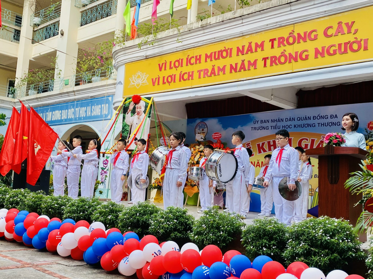 LỄ KHAI GIẢNG NĂM HỌC 2023-2024 TRƯỜNG TIỂU HỌC KHƯƠNG THƯỢNG 