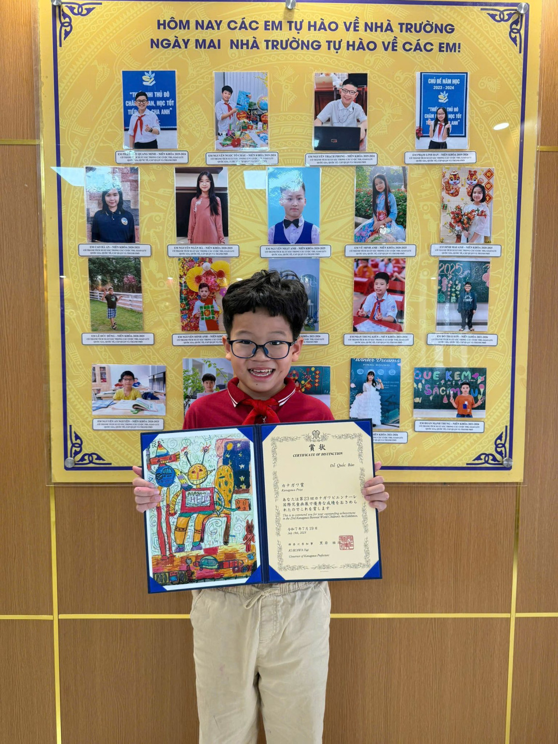 VINH DỰ QUỐC TẾ – TỎA SÁNG TÀI NĂNG HỌC SINH KHƯƠNG THƯỢNG!